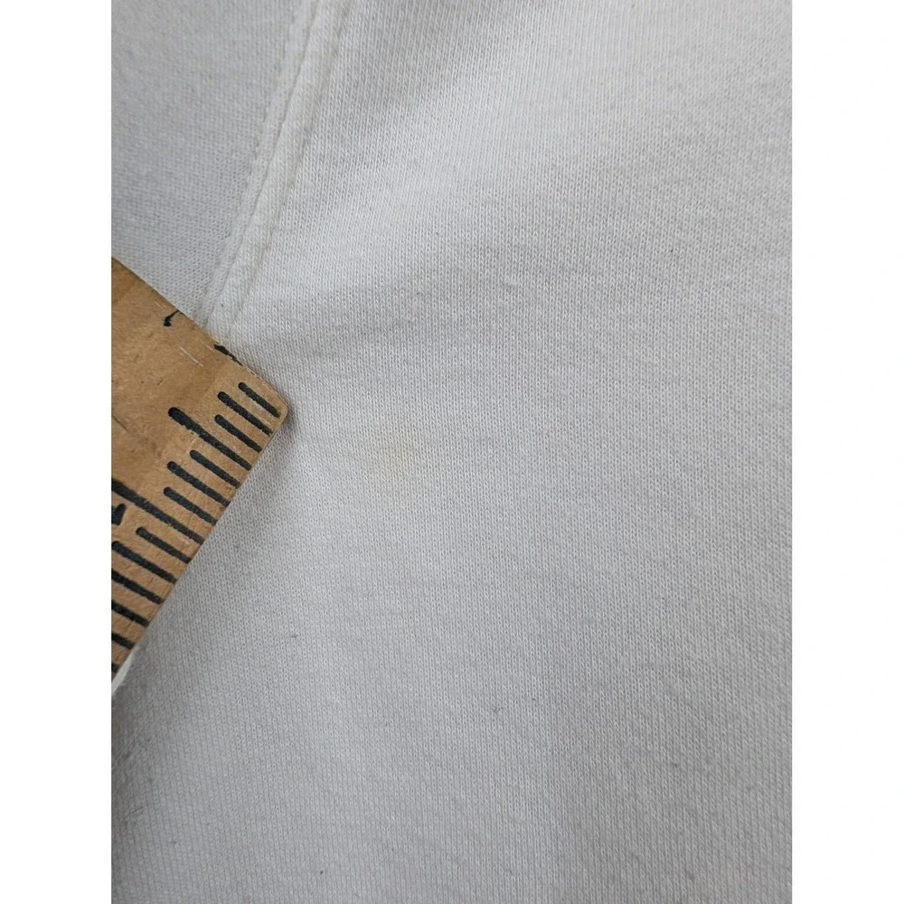 Nike Womens Center Swoosh Hoodie White‎ XL Embroidered Logo Pullover Sweatshirt